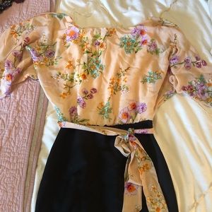 Floral cocktail dress